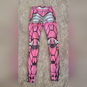 Pink robotic armor leggings mitmunk brand size xs